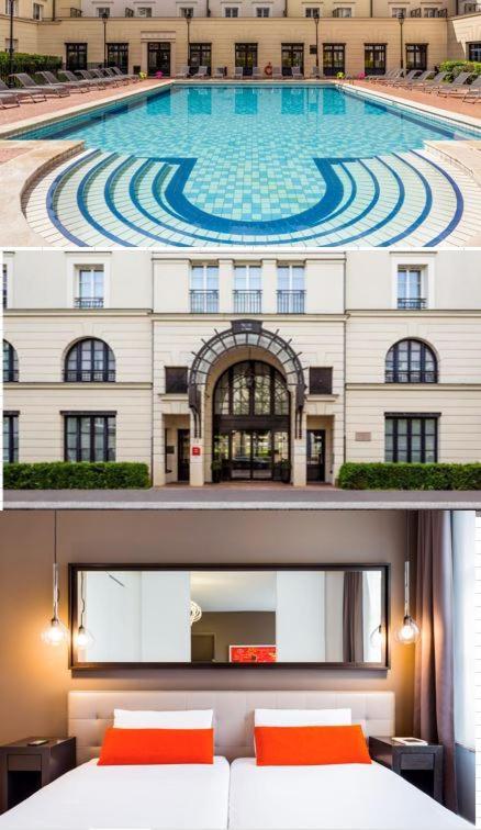 Disneyland Deluxe Flat, Outside Pool, Climatisation, 1 Min To Disney Parks 세리스 외부 사진